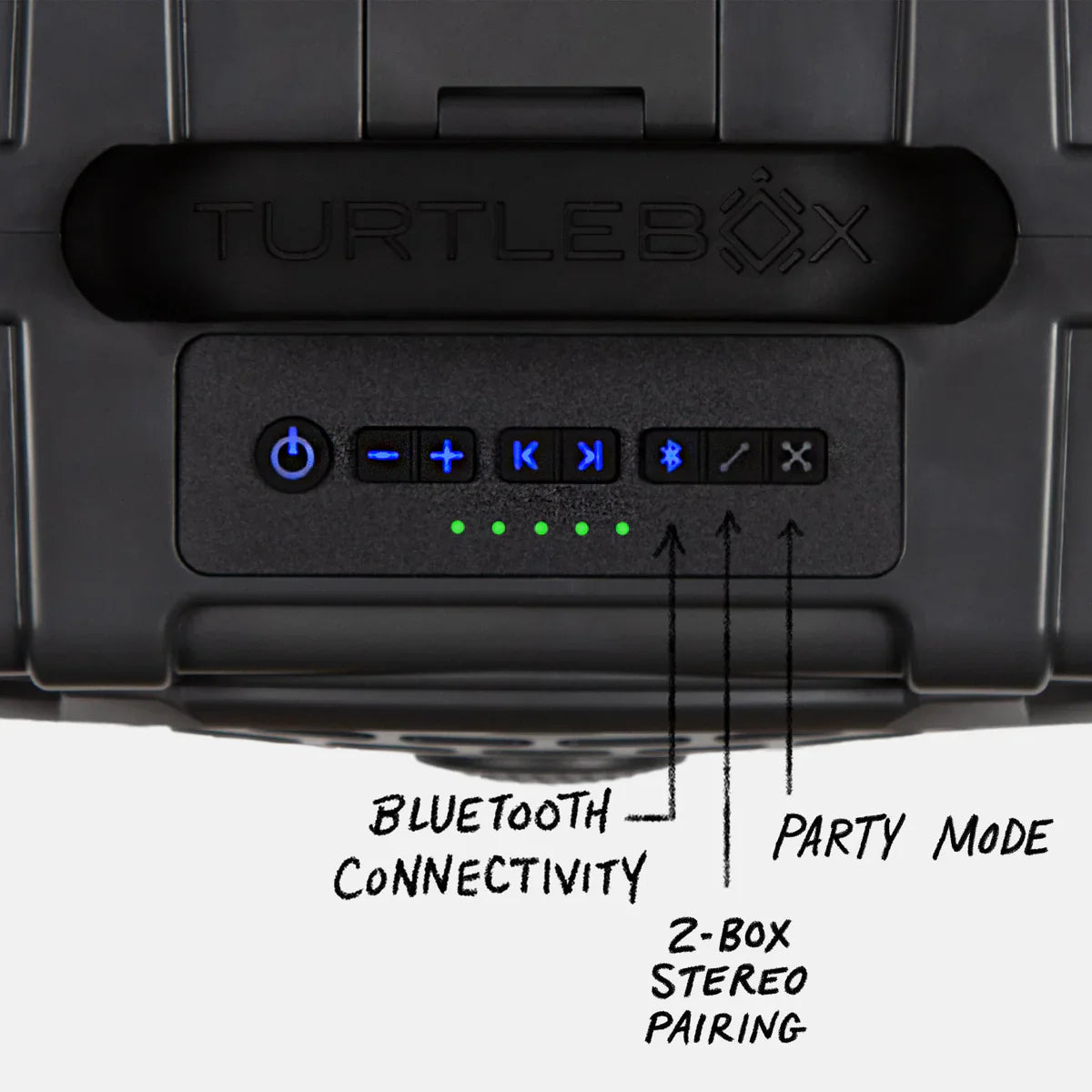 Turtlebox Original Gen3 Speaker with Bluetooth connectivity in gray, designed for outdoor use and boat life.